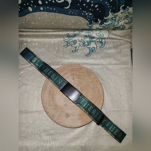 Buckle Down Harry Potter Slytherin Web Belt